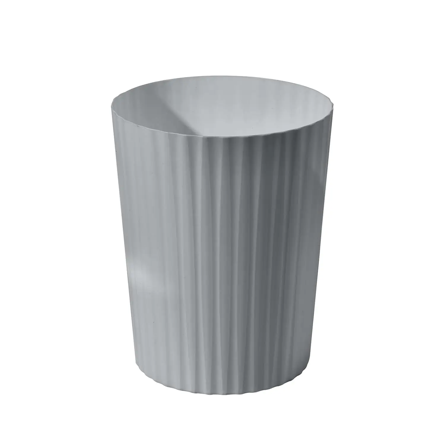 

Compact 2 Gallon Trash Can - Small Wastebin for Bathroom, Kitchen, Office - Grey