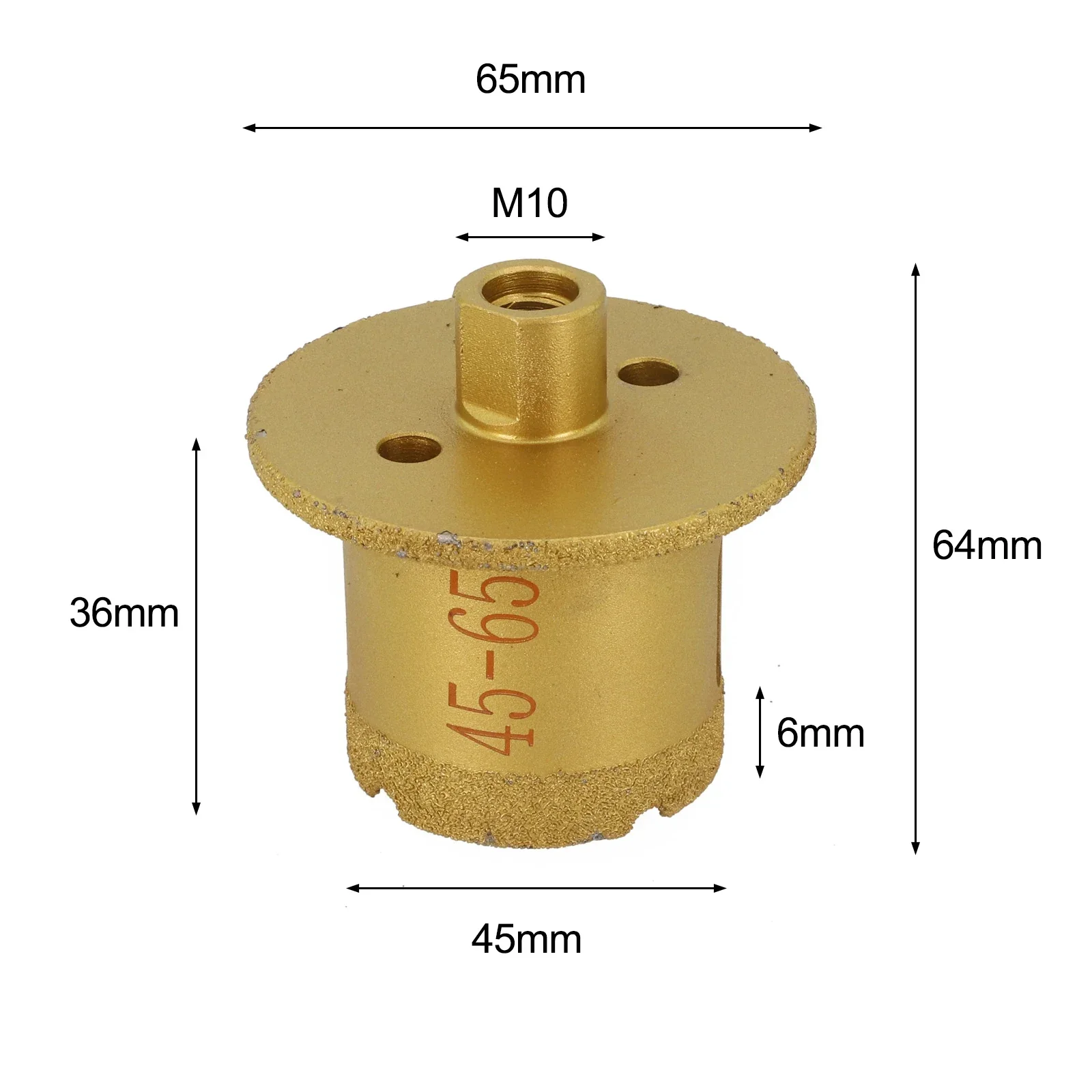 For Marble Tiles Washbasin Core Bits Brazing Hole Opener Hole Opener Triangular Shank More Aggressive Drilling