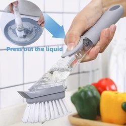 Dishwand Set No-Scratch Soap Dishwashing Brush Scrubber Kitchen Cleaning Sponge Cleaning Brush for Pots Dishes Sink Comes