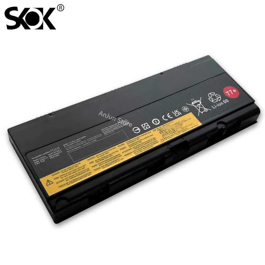 Imagem -03 - Bateria do Portátil para Lenovo Thinkpad Série 00ny490 00ny491 L17l6p51 L17m6p51 P50 P51 P52 01av496 01av495 01av477 00ny493 77 +