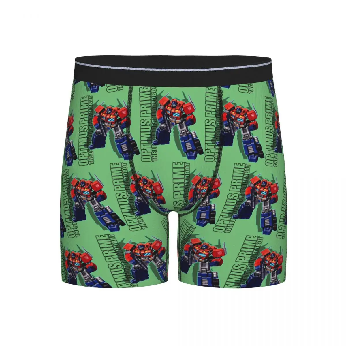 

Long Boxer Underpants Shorts Optimus Primew Panties Male Breathable Underwear for Homme Man Boyfriend Gift