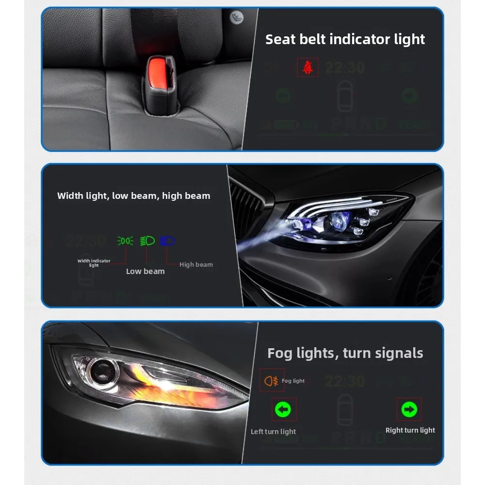Car Head-up Display HUD Speedometer Gear Turn Signal Indicator for Tesla Model 3 view 4