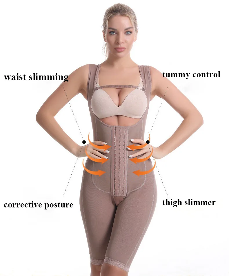 AfriliA Fajas Colombianas Reductoras Girdles Body Shaper Slimming Sheath Flat Belly Band Shapewear Bodysuits Post Surgery Corset