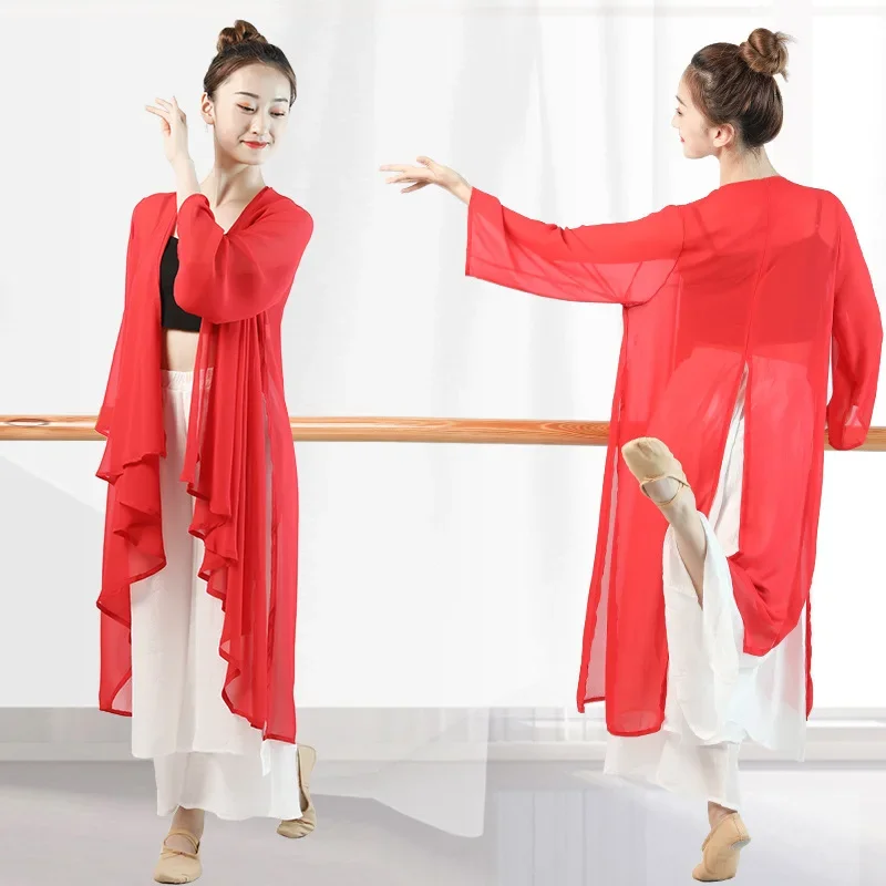 

Chinese National Hanfu Classical Style Practice Costume The New Classical Dance Style for Women Jasmine Sleeping Dress