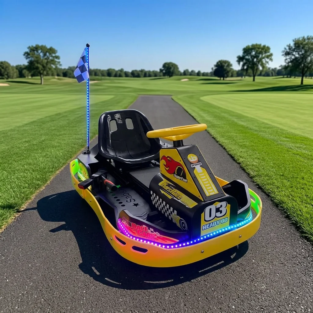 High-Speed Electric Kart Kids Racing Custom Battery Powered