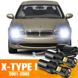 2pcs LED Dual Mode Turn Signal+Daytime Running Light DRL For Jaguar X-TYPE I Accessories Bulb 2001-2009 2003 2004 2005 2006 2007