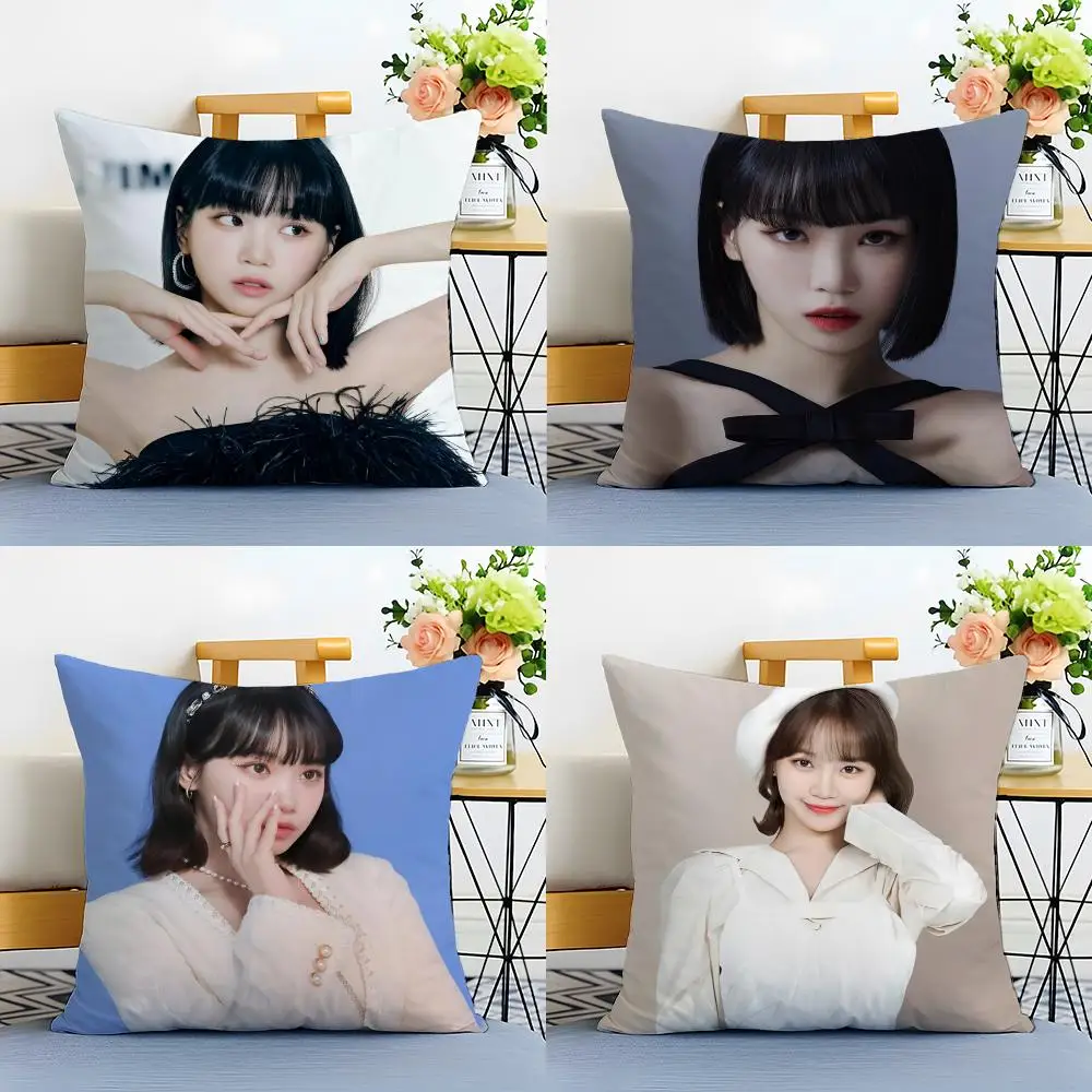 Kim Chae - Won Cushion Cover Washable Linen comfort Soft  for Sofa Bed Cozy Home Room Decor