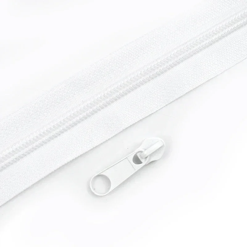 Rainbow Nylon Zipper By Yard with Sliders