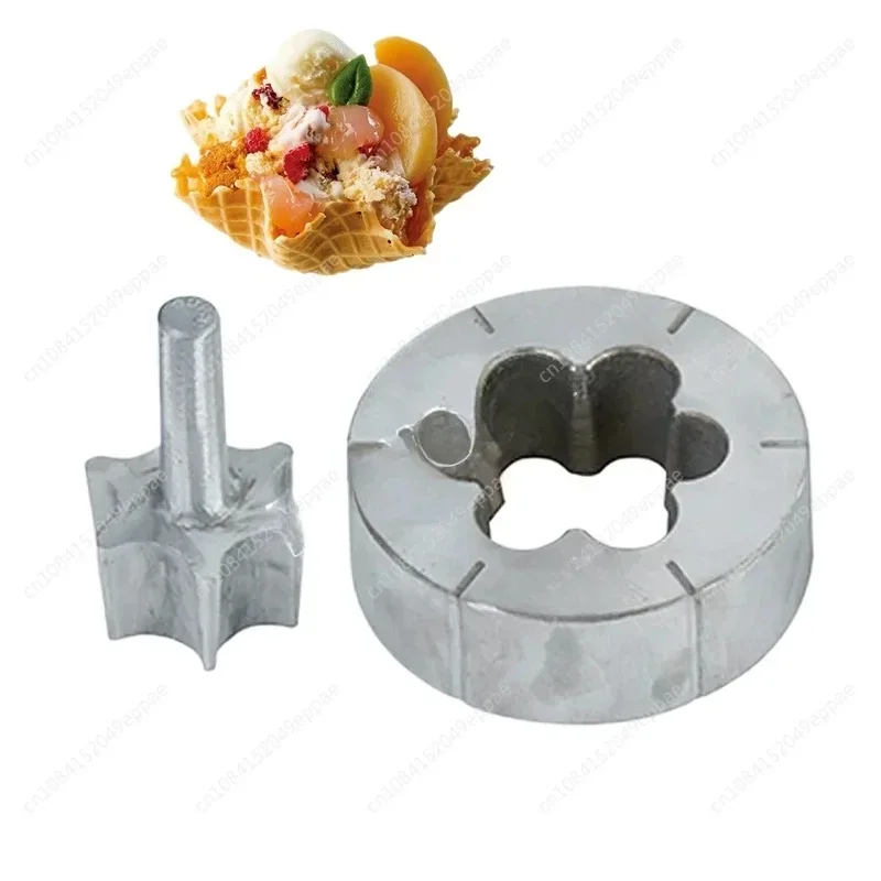 Aluminum Cone Waffle Bowl Mold Cream Ice Egg Roller Maker Tool DIY Baking Pastry Molds Cones Bowl Shaper Making Mould Crispy