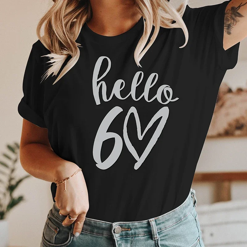 

2024 Women T Shirts High Quality Graphic Tee Harajuku Loose T-shirts Female Party Clothes oversized t shirt