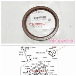 4G64 4G69 Engine Crankshaft Rear Oil Seal For Pajero Montero V31W Outlander CU4W CU5W EA2W H77W NA4W MD359158 BH5644G 85*103*8