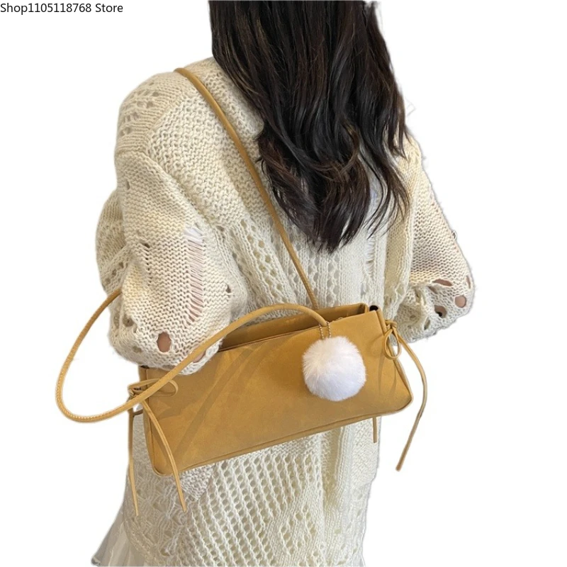 

Квадратные сумки на плечо из искусственной замши, однотонные модные универсальные стильные сумки на молнии для женщин