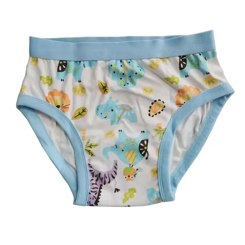 Washable Adult Brief Cotton Cartoon Pattern ABDL Diaper Panties Study Pants Couple Underwear DDLG Training Underpants﻿