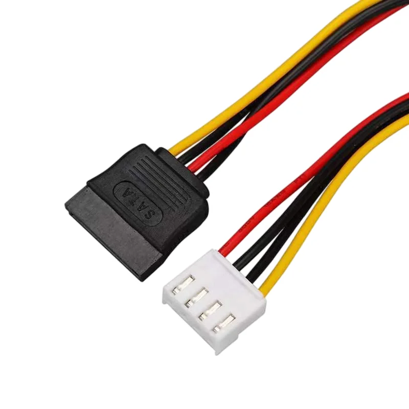 4Pin To SATA Power Cable For Hikvision DAHUA Mini VCR IP Camera CCTV Hard Disk Surveillance DVR Sata Hard Drive Power Cable