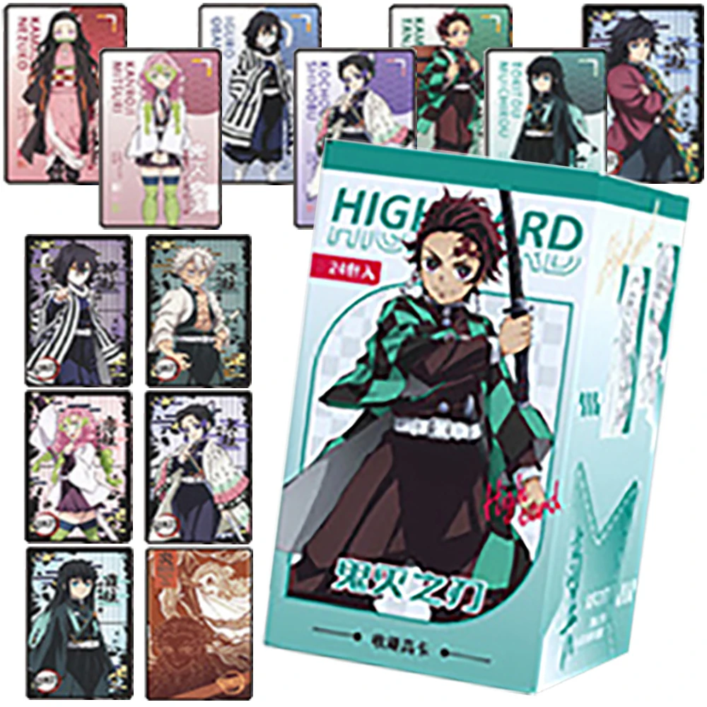 

Demon Slayer Collection Card Exquisite Craftsmanship Kamado Nezuko Agatsuma Zenitsu Character Cards Popular Holiday Gifts Toys