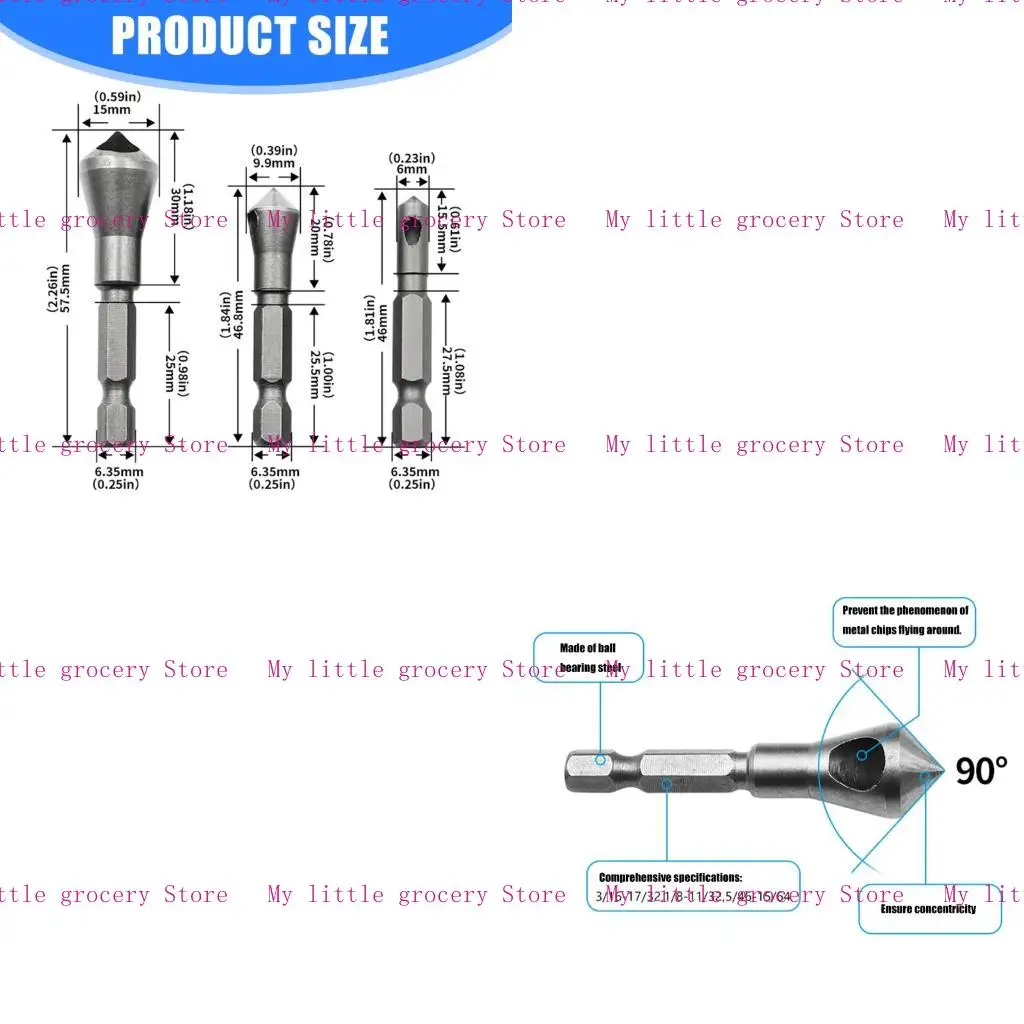 D5BD INDUSTRIAL CHAMFERing Bit Bit Shank Construction Technología rectificación