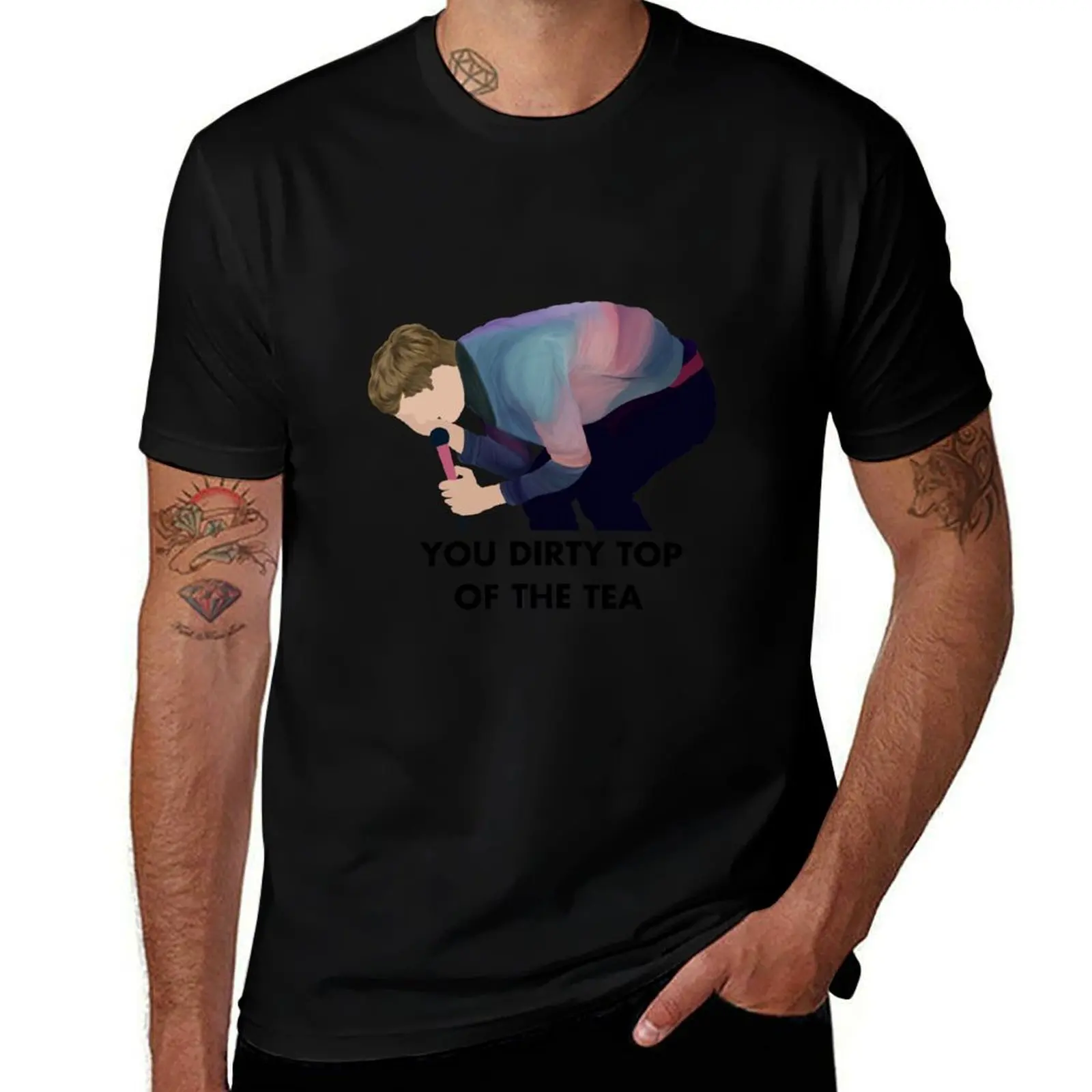 James Acaster - Dirty Top of the Tea T-Shirt anime t shirts for man T-Shirt