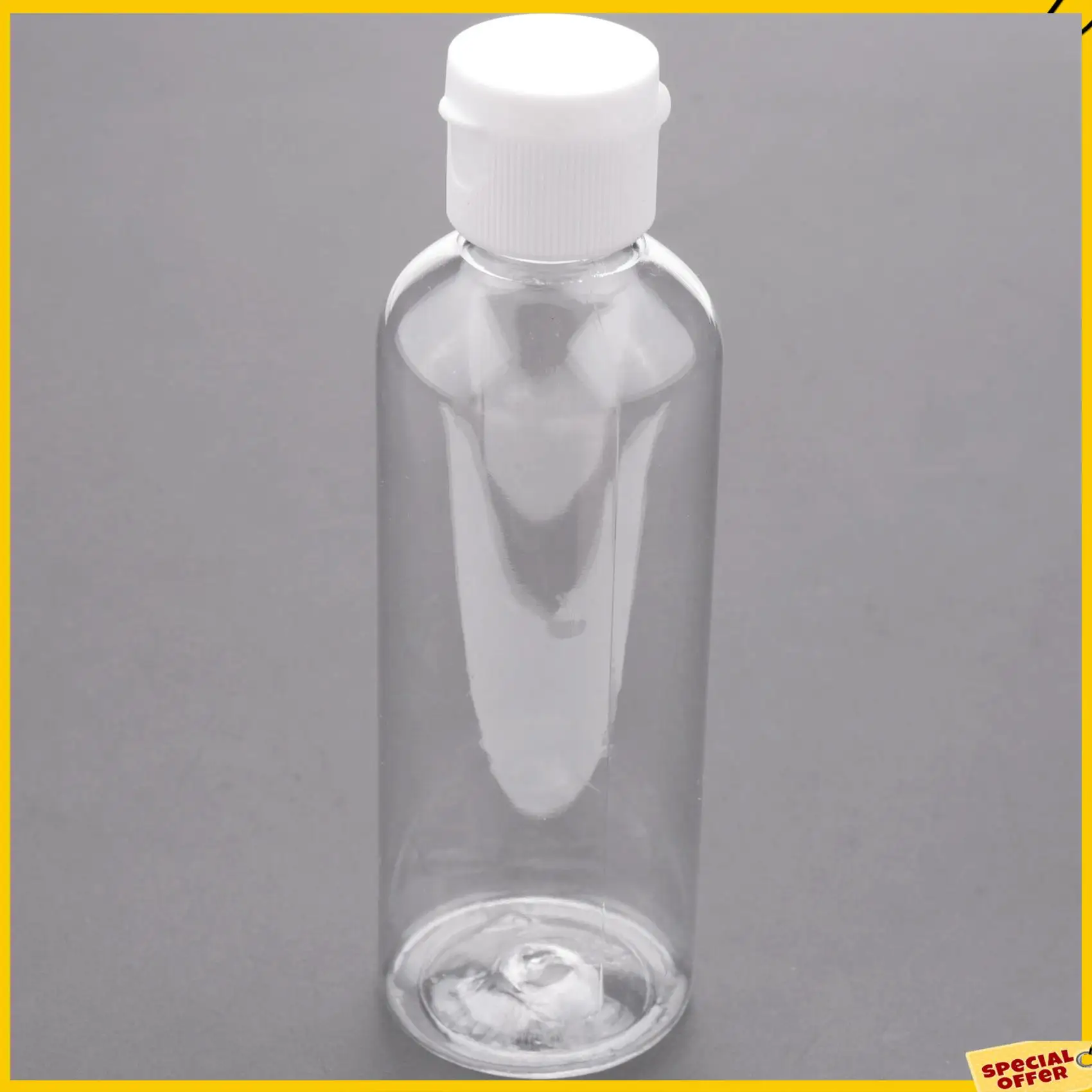 A24P 8 X 100Ml 플라스틱 투명 플립 병 여행용 샴푸 로션 화장품 용기