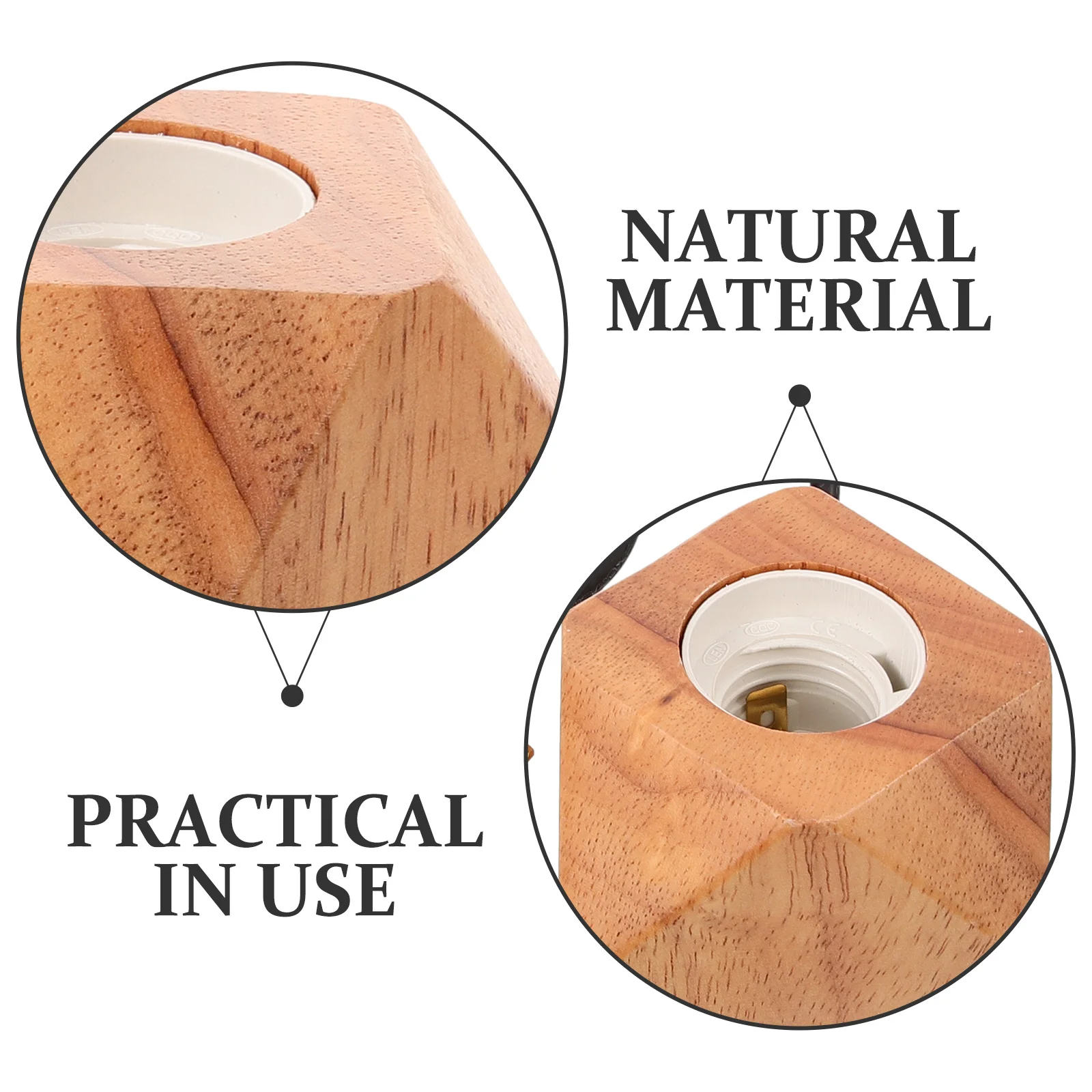 

Bulb Socket E27 Base Wooden Rhomb Table Lamp Light Socket Outlet Uk Plug Bulb Holder Lamp Repair Kit Light Fixture Parts
