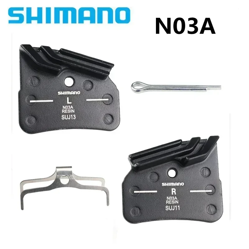 Shimano N03A Pastiglie in resina per freno a disco a 4 pistoni BR-M9120 R9170 R8070 R7070 RS805 RS505 RS405 RS305 U5000