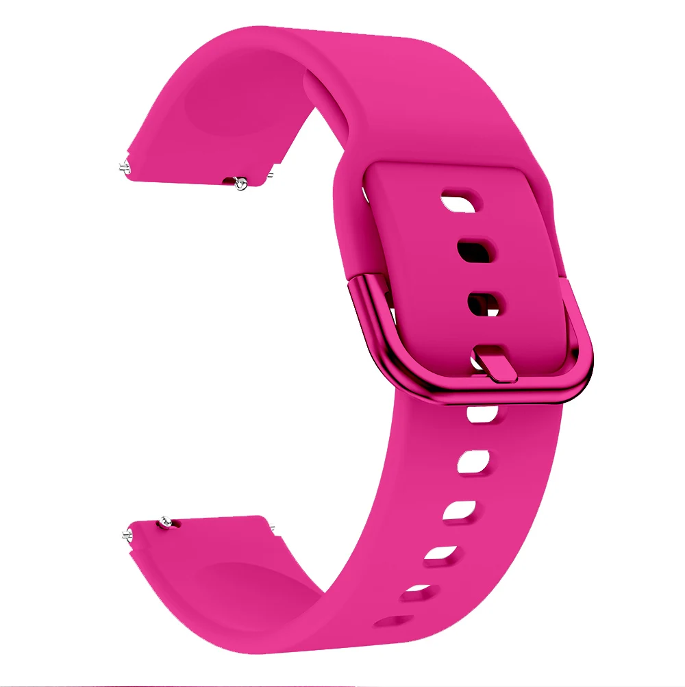 Pulseira de relógio de silicone para garmin vivomove 3s/garminmove 3s acessórios leves ao ar livre para garmin venu 2s 3s 18mm pulseira