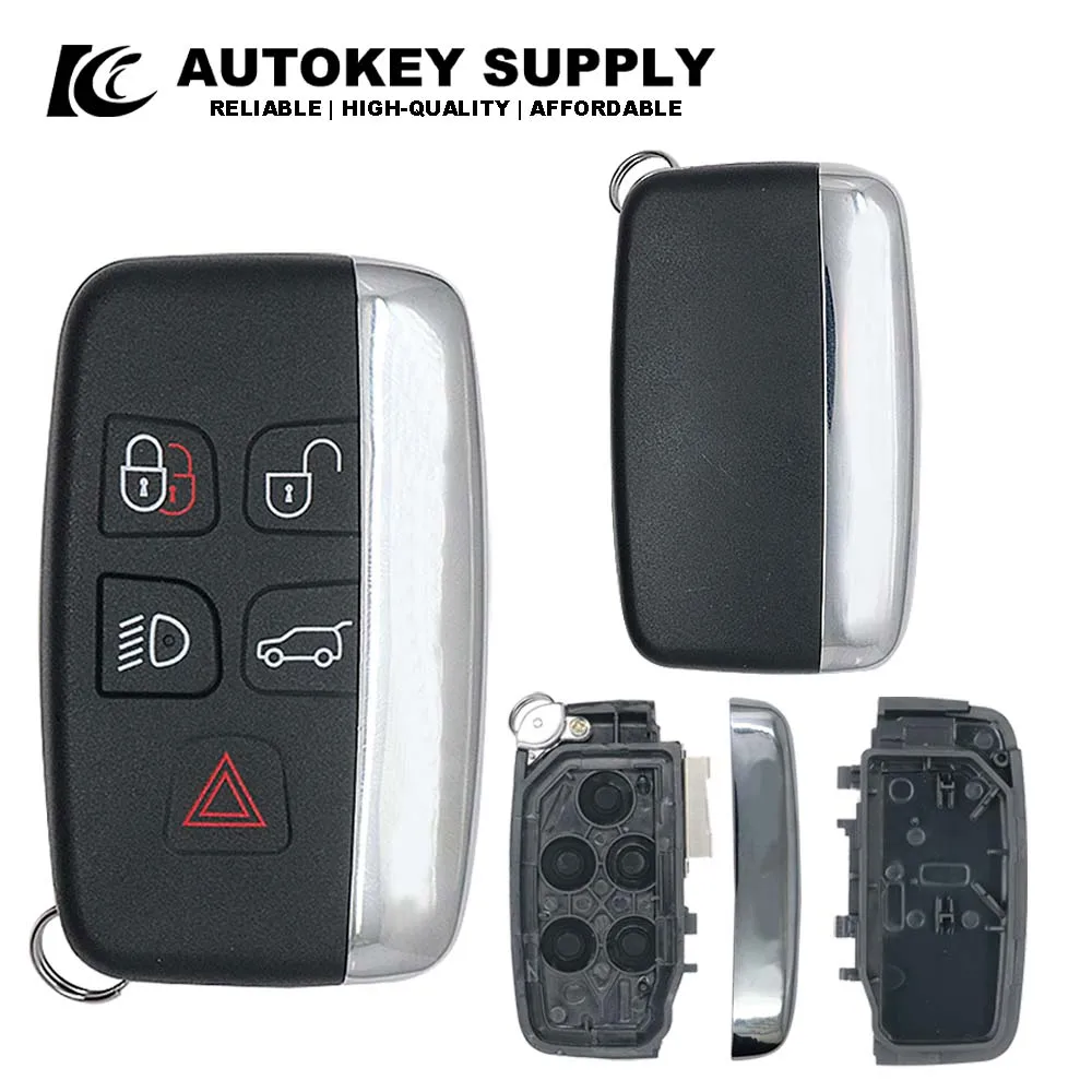 

Autokeysupply AKLRS208 5 Buttons Key Fob Shell For Range Rover
