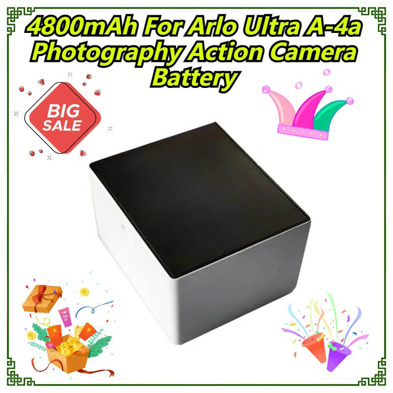 

4800mAh For Arlo Ultra A-4a Photography Action Camera Battery