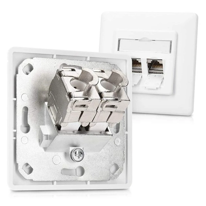 Prise réseau Cat6a sans dongle Keystone Jack Tech, entièrement blindée, RJ45 vers LSA, terminaison sans donfree