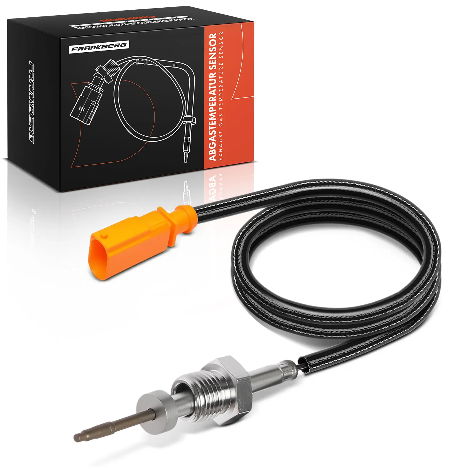Frankberg 1x Abgastemperatursensor für VW Golf 7 5G Passat 3G Audi A3 04L906088CD 04L906088JK