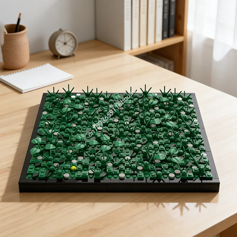 

595 деталей MOC: Конструктор «Ботанический мир» — развивающая игрушка для сборки, идея для креативного рождественского подарка