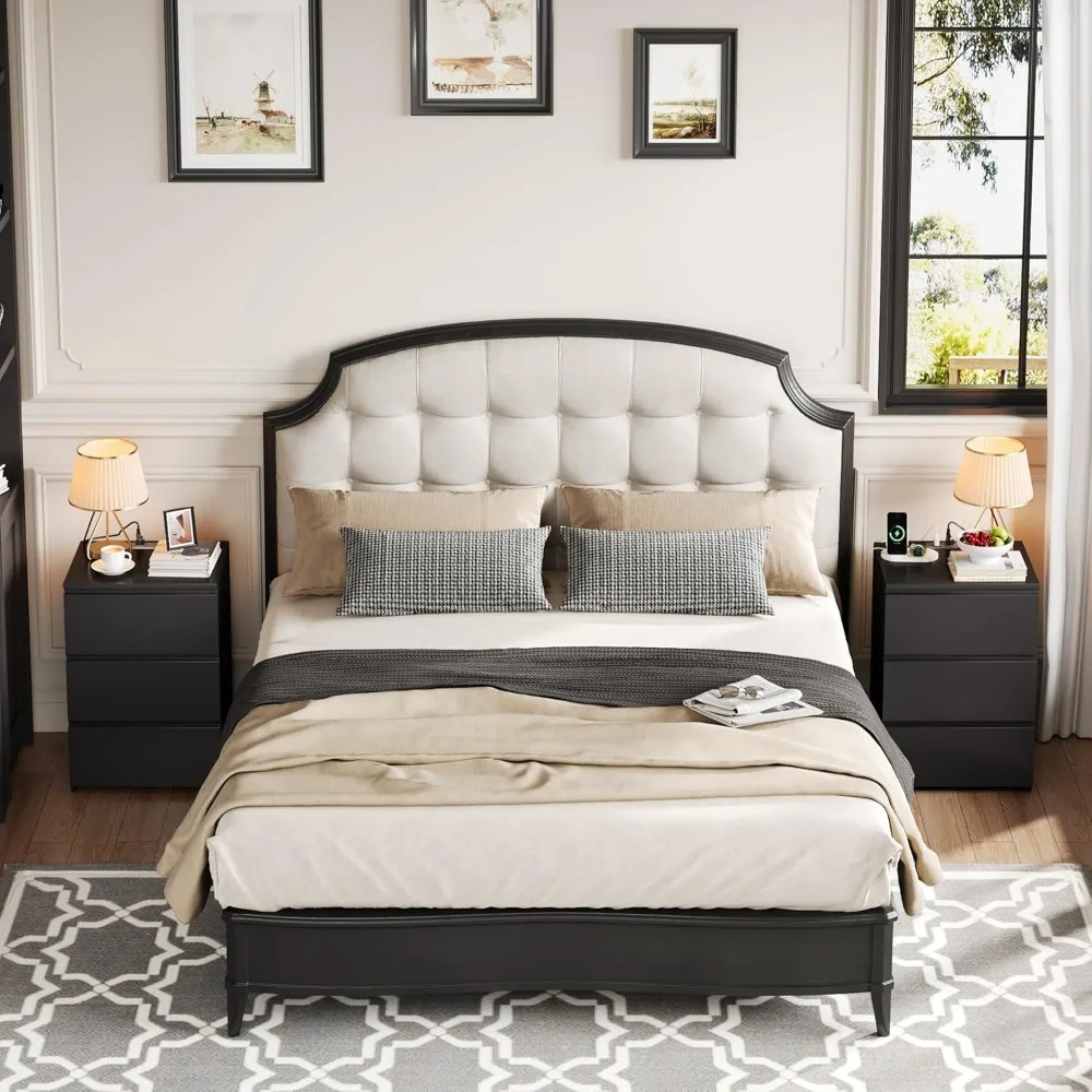 Black Nightstand Se… - image