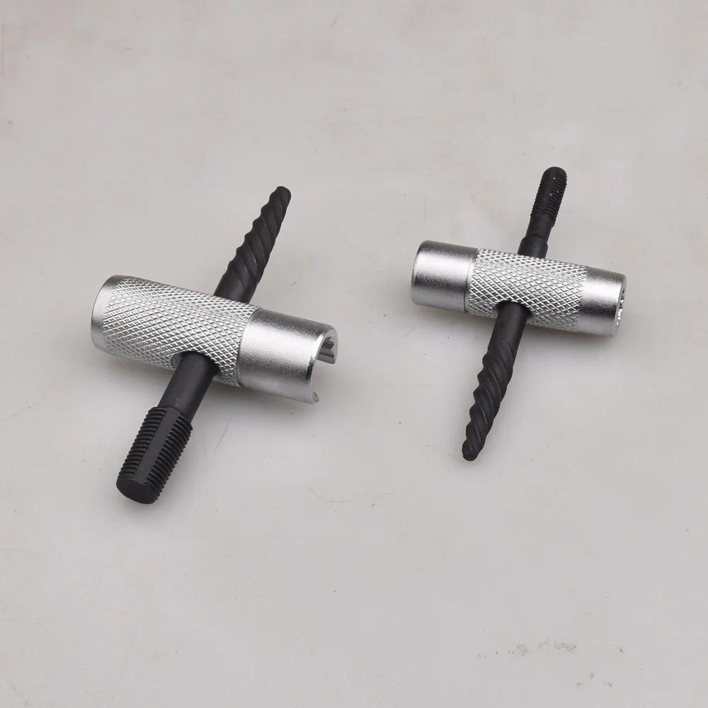 2 Pcs Grease Fitting Tool Set, 4 in 1 Grease Zerk Fitting Tool with Cleaner, for Install, Remove, Rethread