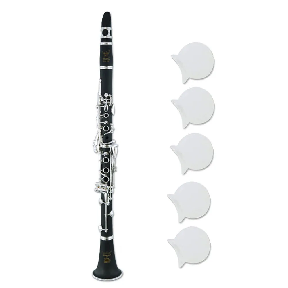 

5Pcs Rubber Clarinet Thumb Rest Cushion Finger Protector Finger Cover Soft Durable for Wind Instruments Clarinet Thumb Rest