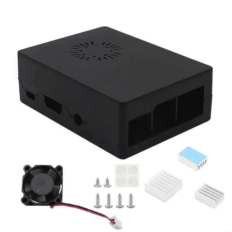 with Cooling Fan Case Enclosure forRaspberryPi 3B 3B Computer Mainboard Cover Compatible LibreAMl-S905XCC