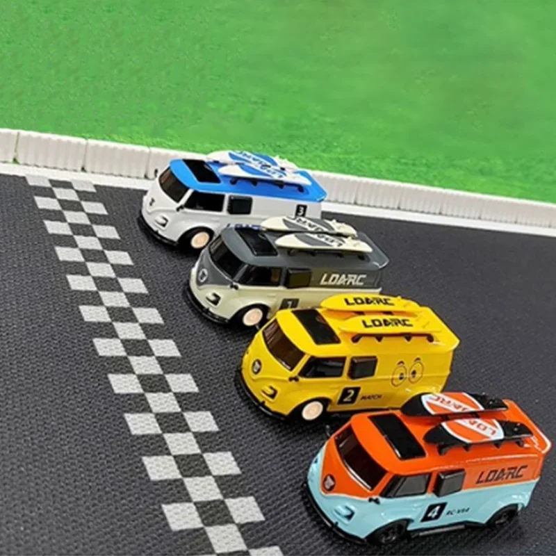 Ldarc Radian V64 Rtr Remote Control Car 1:64 Mini Micro Simulation Rc Model Bread Racing Car Toy 4 Colors Available