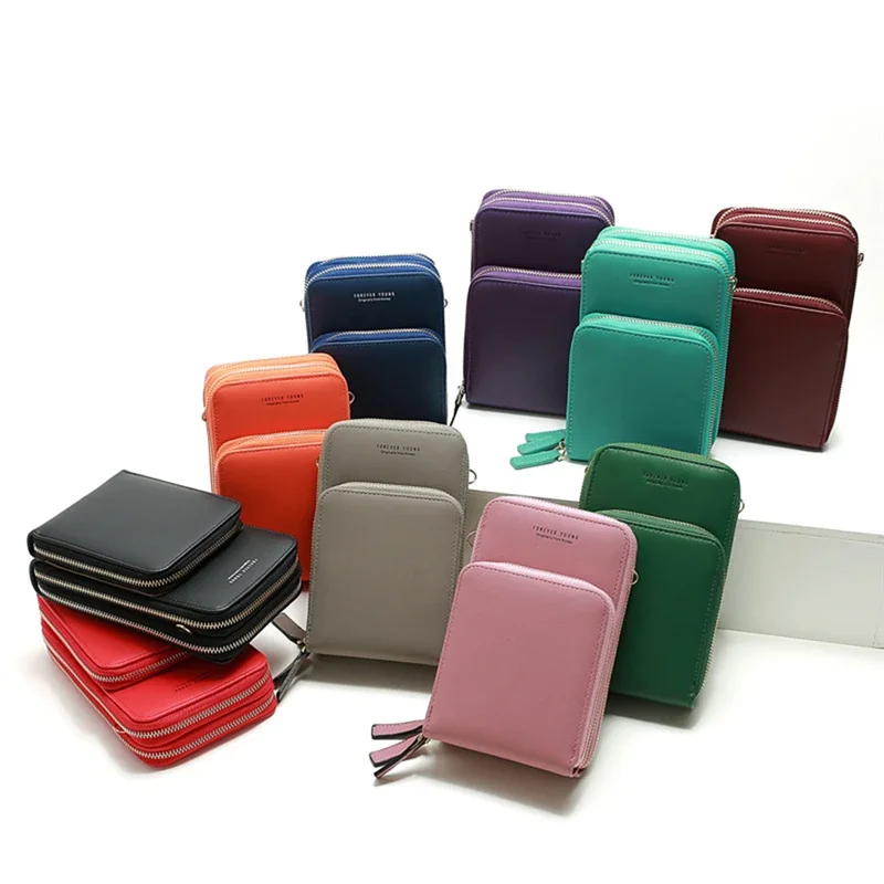 Useful Crossbody Bag Ladies PU Multi-function Mini Shoulder Bags For Women