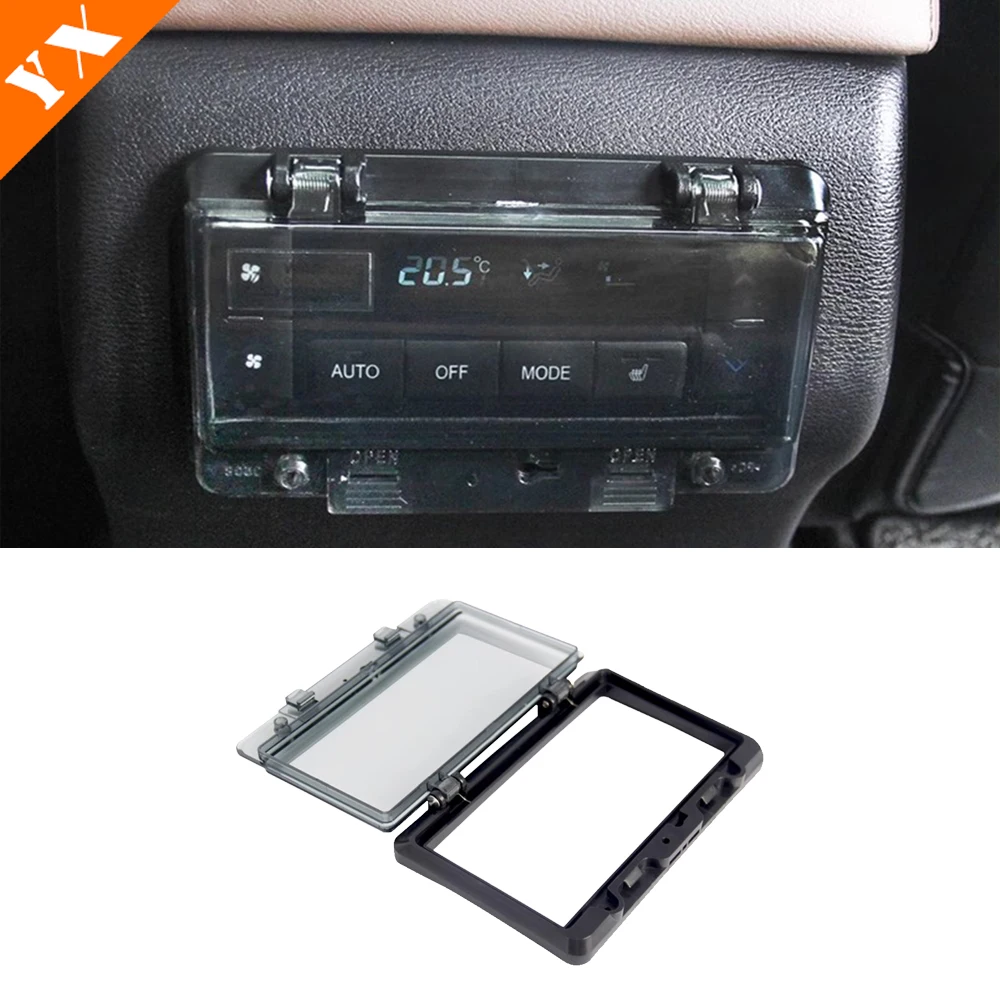 

For Haval H9 2024 Accessories Car Rear Air Conditioning Panel Anti Kick Cover,Armrest Box Protective Cover,Anti Misoperation