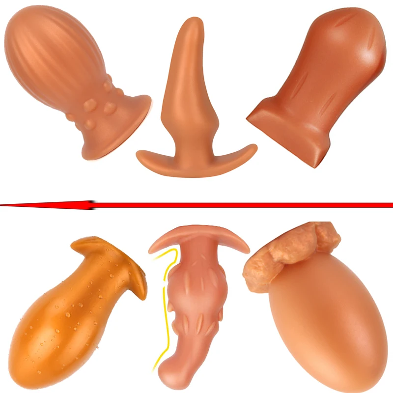 Factory Sales Huge Anal Plug Dildo Big Butt Plug Anal Toys for Women Men Analplug Buttplug Ass Dilator Vaginal Ball Sex Products