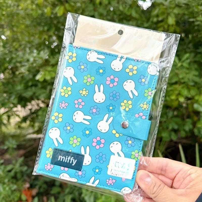 Miffy Kawaii Anime Cartoon Passport Holder Exquisite Personality Simple Documents Travel Bill Storage Folder Protective Case