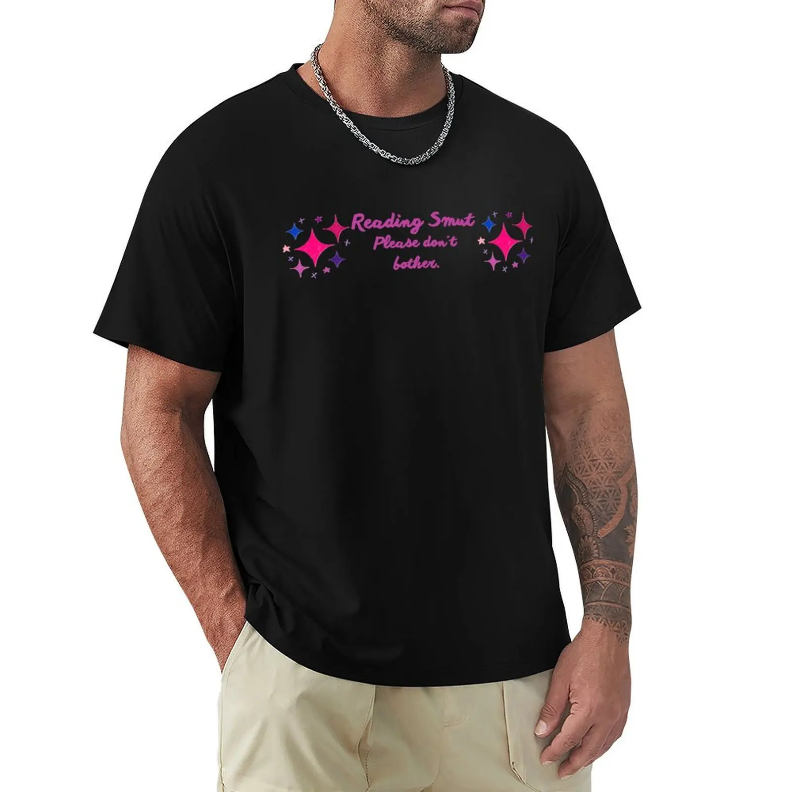 

Reading Smut Please Don′t Bother Aesthetic Bookish Bookasholic Trope T-Shirt anime tshirt Louboutins shirts men