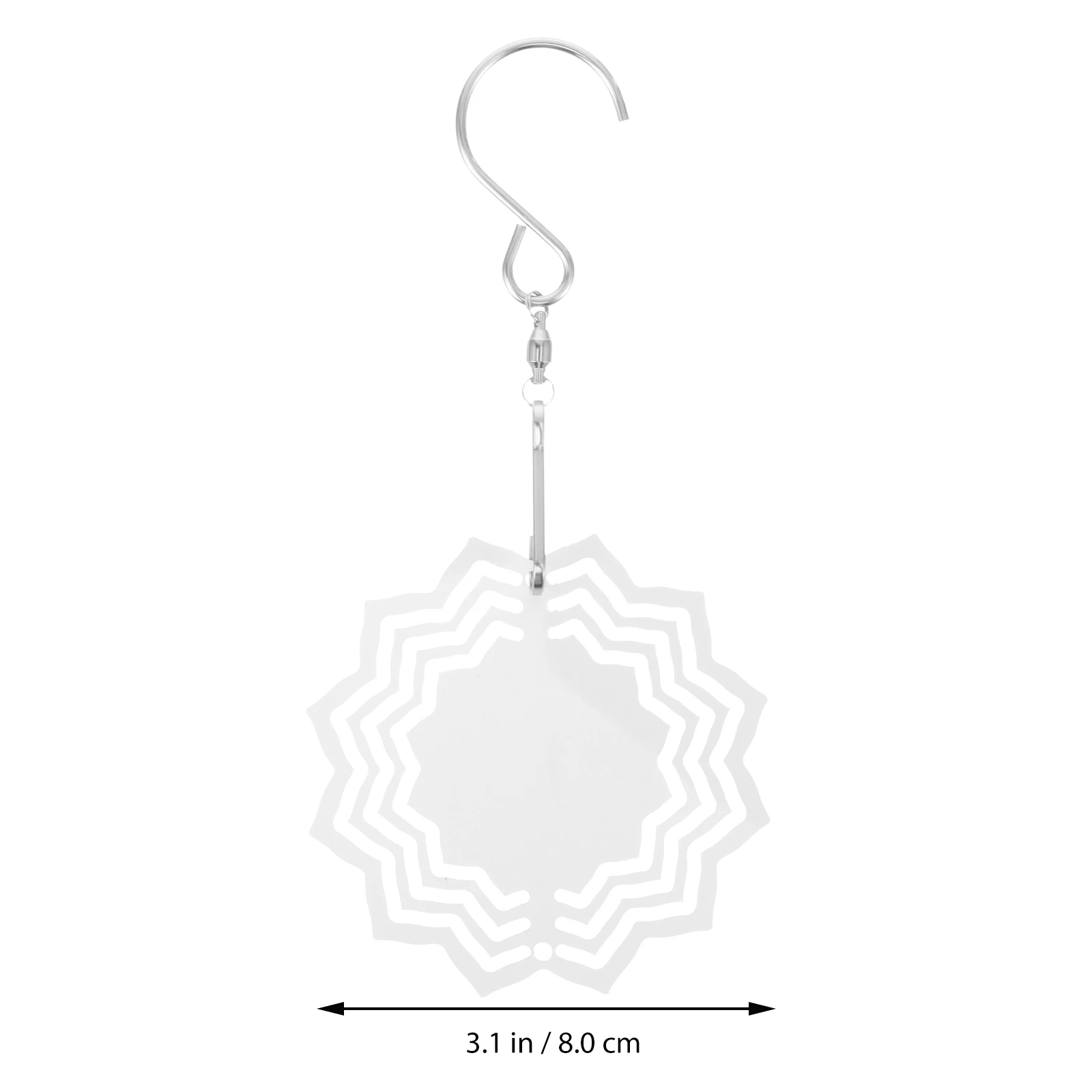 

Blank Diy Wind Hanging Ornament Spinner Sublimation Swivel Decor Aluminum Spinner For Outdoor Yard Patio Decor