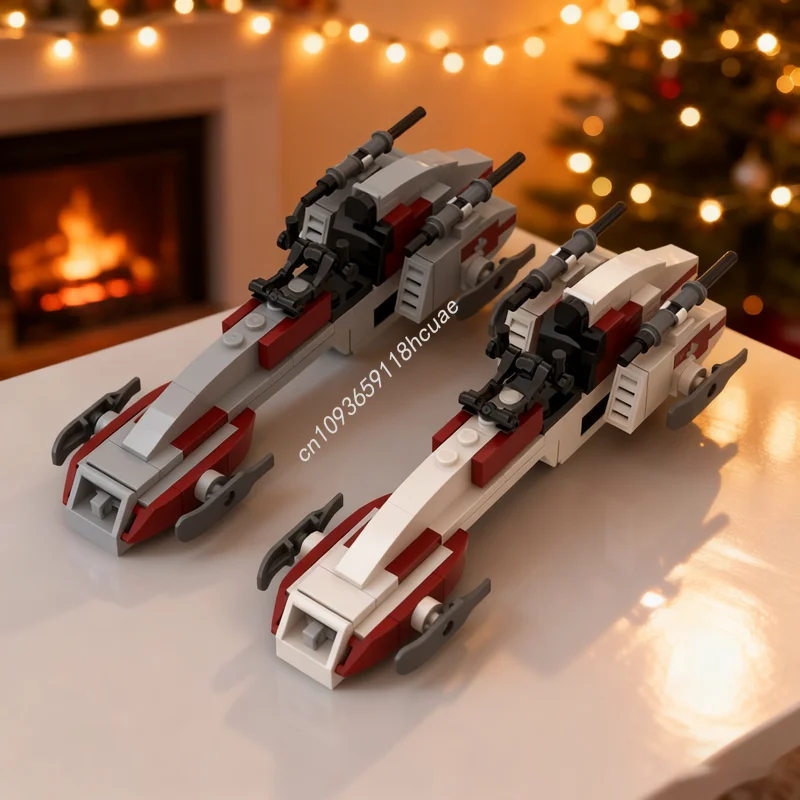

208 шт. MOC BARC Speeder красная звезда боевая модель строительные игрушечные блоки строительство Рождественский подарок образовательный кирпич детский день рождения
