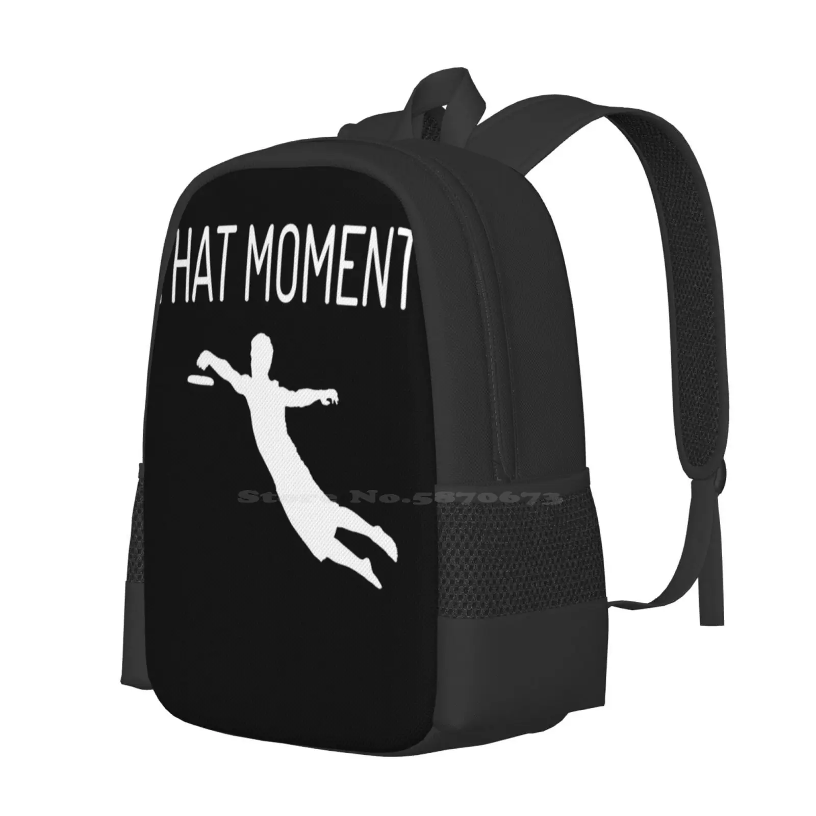 Ultimate Moments Hot Sale Backpack Fashion Bags Ultimate Discgolf Disc Golf Catch Cool Funny Brother Sister Fatcher Dad Mum Mom