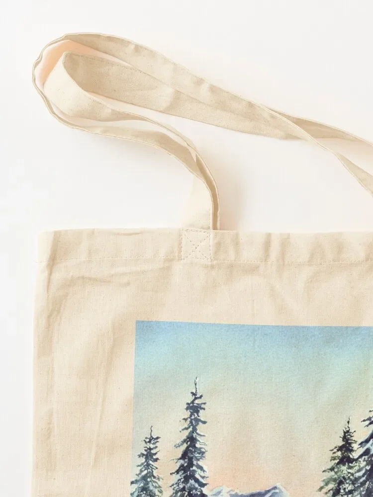 Skiing - The Clear Leader Tote Bag Fabric bag tote bag screen Handbags women canvas tote