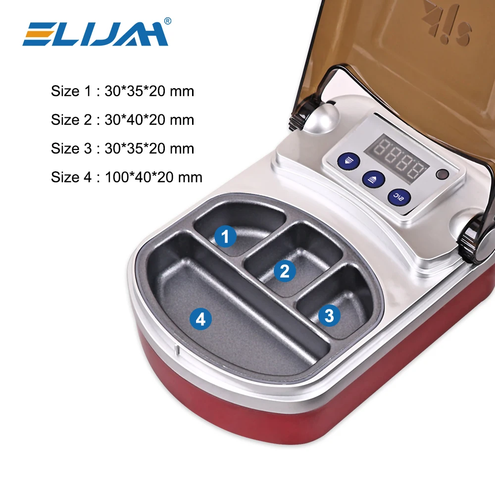 SYJH 3/4 Slot Dental Wax Melter Multifunctional Fast Heating Wax Melting Pots Adjustable Temperature Dentistry Equipment Tools
