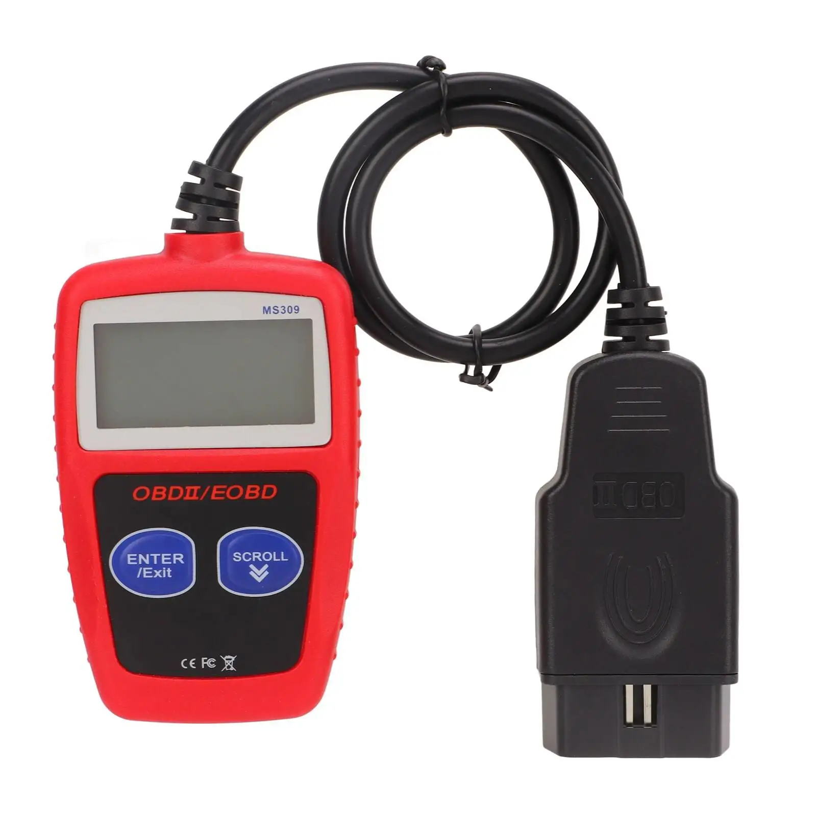 

Car Diagnostic Scanner ABS CAN BUS Reader Portable Universal Small Easy To Read Backlit LCD Display for trucks