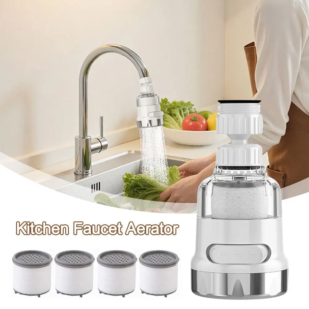 

Durable 3 Modes Tap Nozzle Splash-proof 360 Rotating Faucet Filter Kitchen Sink Faucet Universal