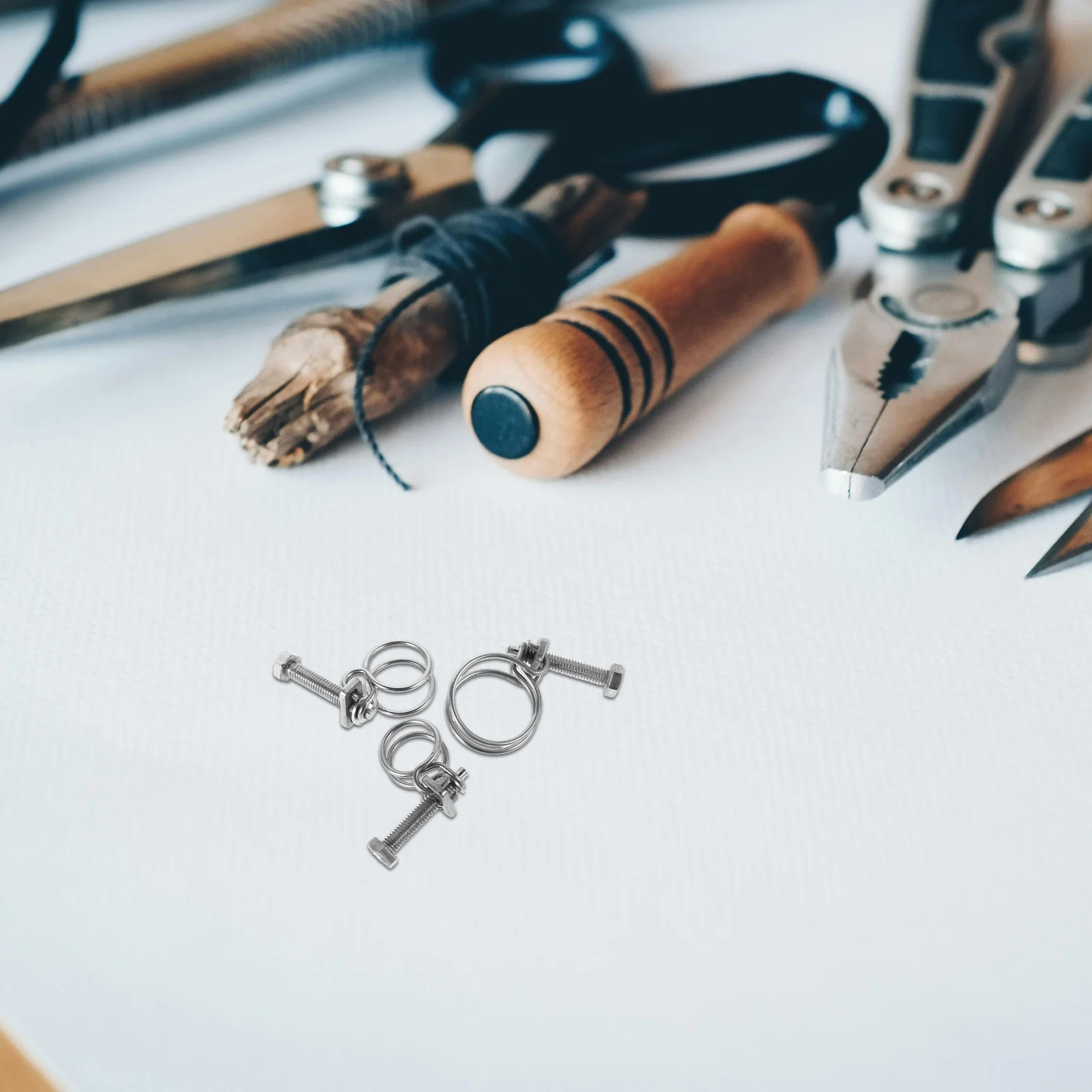 

1 комплект, двойной проволочный хомут из нержавеющей стали, регулируемые зажимы для шлангов, хомуты для труб, прочный, устойчивый к коррозии сантехнический крепеж