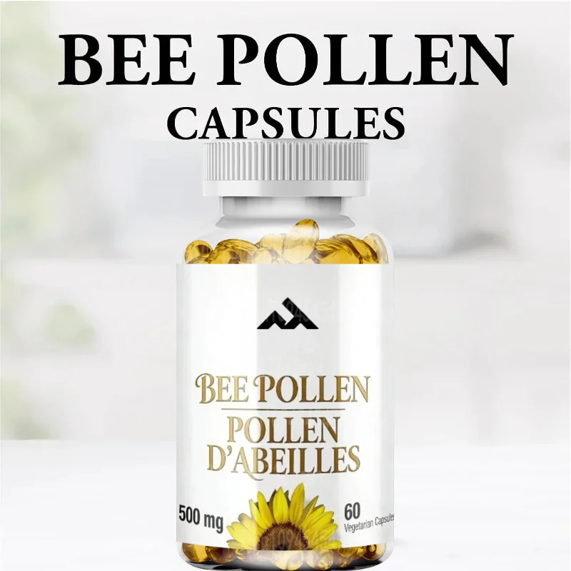 Pure Bee Pollen Capsules 500 Mg - 60 Capsules