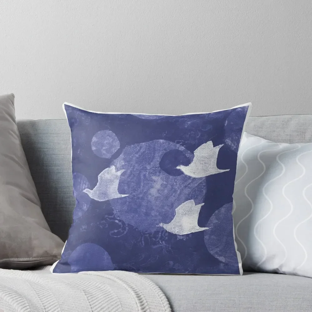 Three Cosmic Birds Digitally Altered Version of Original Work 8 Throw Pillow Christmas Cushion For Home Pillowcases pillow